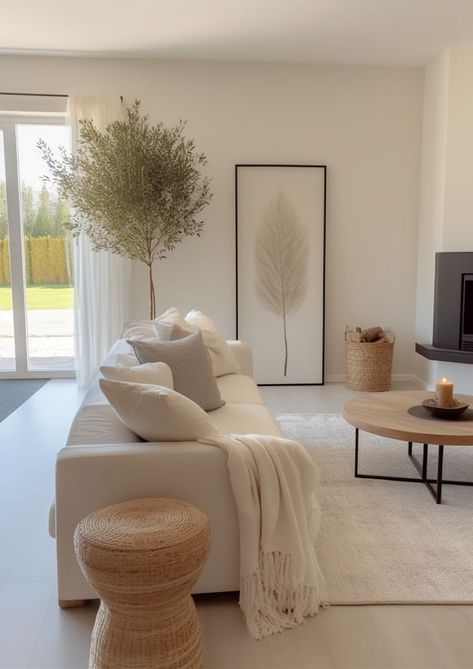 Minimal Living Room, Neutral Living Room, Ideas Living Room, Home Design Living Room, Apartment Decor Inspiration, Decor Home Living Room, Living Room Colors, Living Room Decor Apartment, Living Room Inspo