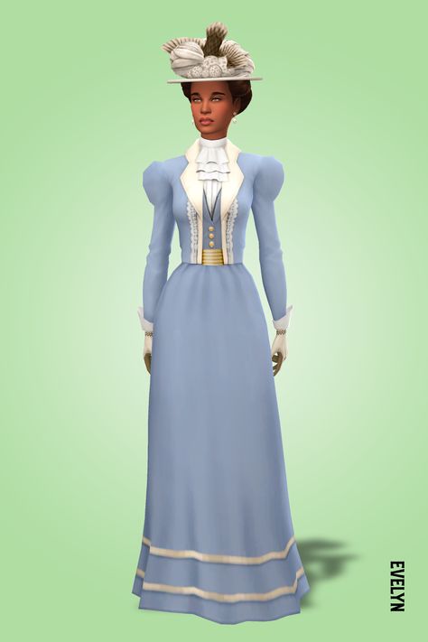 1900s Sims 4, Sims 4 1800s Cc, Sims 4 1890 Cc, Sims Decades Challenge, 1500 Fashion, 1910 Dress, 1900 Dress, Ultimate Decades Challenge, Moulin Rouge The Musical