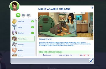 Sims Careers, Sims 4 Pets Mod, Sims 4 Jobs, Los Sims 4 Mods, Sims Pets, Sims 4 Traits, Sims 4 Game Mods, Play Sims, Sims 4 Gameplay