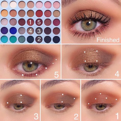 Jaclyn Hill Makeup Tutorials, Jaclyn Hill Makeup, Jaclyn Hill Eyeshadow Palette, Apply Eyeshadow, Palette Design, Jaclyn Hill Palette, Makeup Tutorial Eyeshadow, Pinterest Makeup, How To Apply Eyeshadow