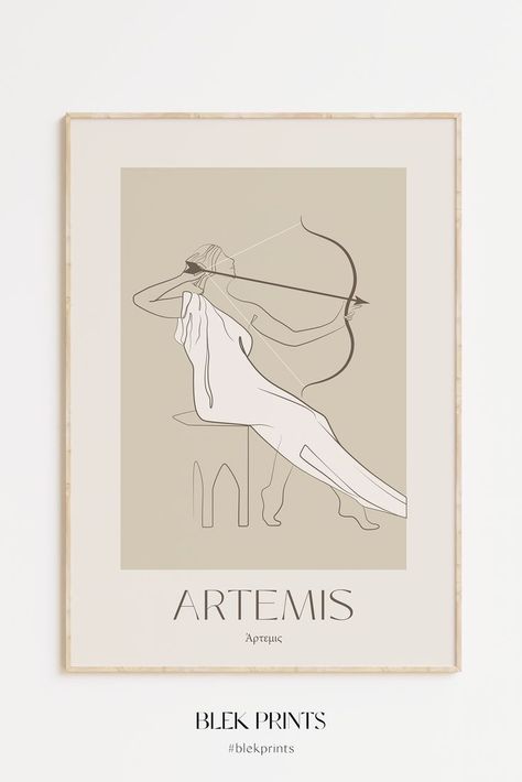 Reminder Printable, Artemis Art, Artemis Greek Goddess, Art Greek Mythology, Women Art Print, Sagittarius Art, Goddess Artemis, Greek Mythology Art, Art Women