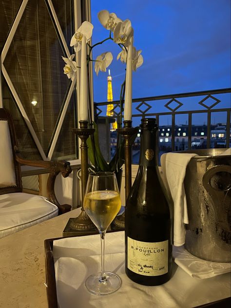 View from the Eiffel Tower Suite at Le Dokhan, @marriottbonvoy #travel #travelphotography #champagne #paris #eiffeltower #pinterest #pinterestgirl Champagne Paris, Evening In Paris, Romantic Evening, The Eiffel Tower, Pinterest Girls, Paris Travel, White Wine, Eiffel Tower, Alcoholic Drinks