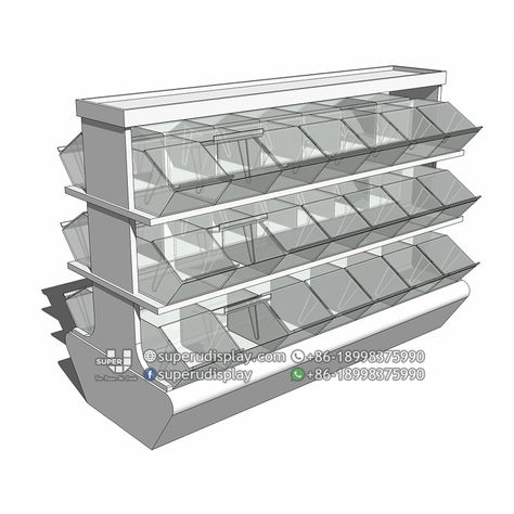 Custom Candy Store Display Case with Storage & Trays for Retail Shop, Store Display Design Manufacturer Suppliers Candy Store Design, Candy Store Display, Store Display Design, Grocery Store Design, Candy Display, Supermarket Design, Custom Candy, Interior Display, Shop Front Design