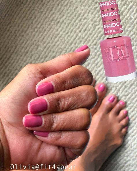 DND DC Duo Gel + Polish - 094 Aqua Pink #gelnails #fallnails #nailpolishideas #polish #nailart #manicure #pedicure #blackgirlmagic #brownskinpoppin #brownskinnails Dnd American Beauty, Dnd Gel Pedicure, Dnd Italian Pink, Dnd Nail Colors Gel Polish Summer, Aqua Pink Nails, Mail Polish Colors, Dnc Nail Colors Gel, Dc Gel Polish Colors, Dnd Nude Gel Polish