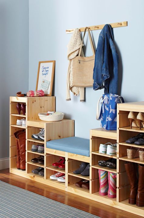 Kids shoe organization