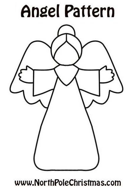 Angel Pattern, Drawing Patterns, Godly Play, Felt Angel, Ornament Template, Ornaments Homemade, Shrinky Dink, Angel Crafts, Applique Templates