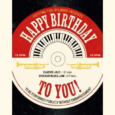 Old vinyl Birthday card Congrats Wishes, Fun Birthday Card, Happy Birthday Black, Cool Birthday Cards, Birthday Clips, Happy Birthday Pictures, Lp Records, Happy Birthday Fun, Birthday Food