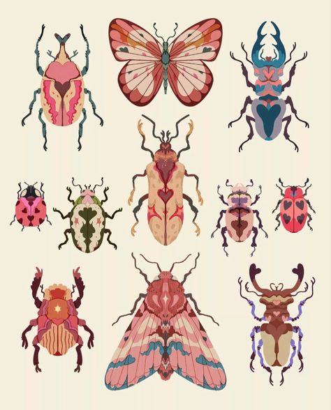 Posca Art, Bug Art, Insect Art, Best Tattoo Designs, Online Group, Best Tattoo, Love Bugs, Funky Art, Drawing Inspiration