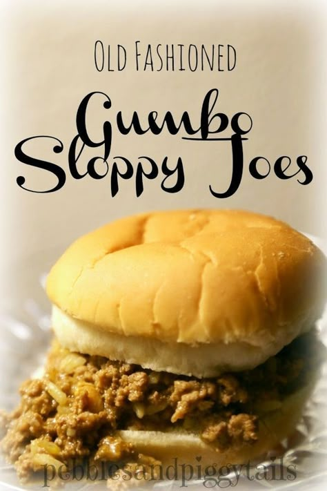 The recipe uses Campbell’s Chicken Gumbo Soup, so I call them Gumbo Sloppy Joes. Gumbo Sloppy Joes, Cambells Recipes, Chicken Gumbo Soup, Sloppy Joe Recipes, Homemade Sloppy Joe Recipe, Meat Sandwiches, Loose Meat Sandwiches, Haitian Recipes, Loose Meat