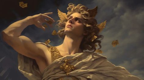 Greek God Of Light, Apollo Greek Mythology, Apollo Aesthetic, Apollo Greek, Apollo And Artemis, Irish Mythology, Greek Pantheon, Greek Mythology Gods, Norse Goddess