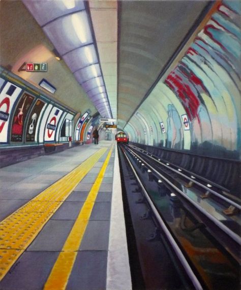 London Drawing, Art Alevel, Gcse Art Sketchbook, Art Theme, Gcse Art, London Underground, A Level Art, Metroid, Canvas Board