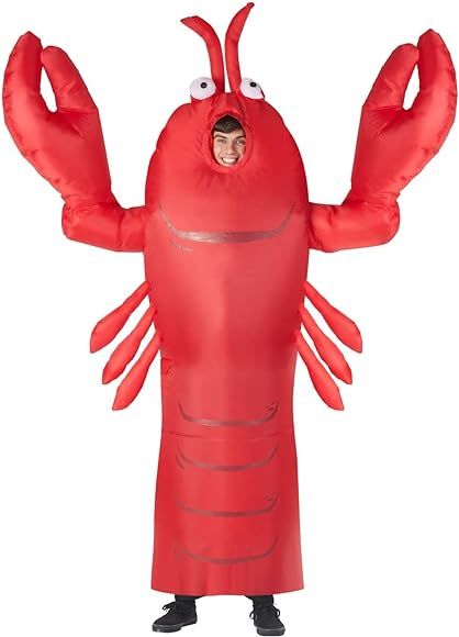 Morph Inflatable Giant Lobster Costume for Adults : Amazon.ca: Clothing, Shoes & Accessories Lobster Halloween, Larry The Lobster, Lobster Costume, Forrest Gump Costume, Giant Lobster, Sea Costume, Kiss Costume, Boys Costumes, Troll Costume