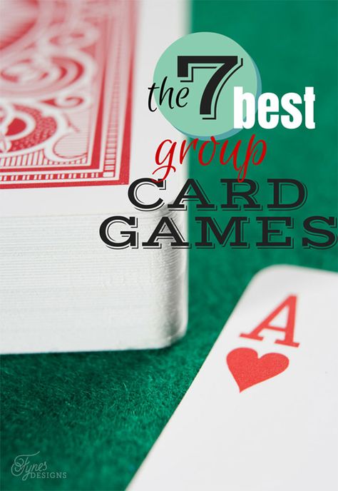 Fun card games for a crowd. These card games are perfect for a group or party Group Card Games, Games For Families, Thanksgiving Games For Adults, Golf Card Game, Geek House, Casino Party Games, Family Card Games, Fun Card Games, Family Fun Games