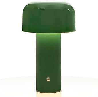 Glivpny Cordless Mushroom Table Lamp,Portable Table Lamp,Dimmable Rechargeable Modern Touch Lamp,Small Bedside Lamp,Battery Operated Lamp,Night Light for Indoor Outdoor(Green) Small Bedside Lamps, Patio Lamp, Battery Operated Lamps, Portable Table Lamp, Mushroom Table Lamp, Green Lamp, Mushroom Table, Small Bedside, Cordless Table Lamps