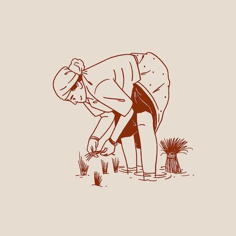 Farm To Table Illustration, Boardgame Illustrations, Farmers Illustration, Farmer Illustration, Farmers Day, Agriculture Logo, Female Farmer, Farmer Girl, Indian Illustration