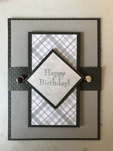 Josh’s 40th birthday card 2020 Masculine 80th Birthday Cards, Birthday Cards Masculine, Men’s Cards To Make, Handmade 30th Birthday Cards Men, Masculine 40th Birthday Cards, Homemade Masculine Birthday Cards, Male Birthday Card Ideas, Stampin Up Mens Birthday Cards, Men’s Cards