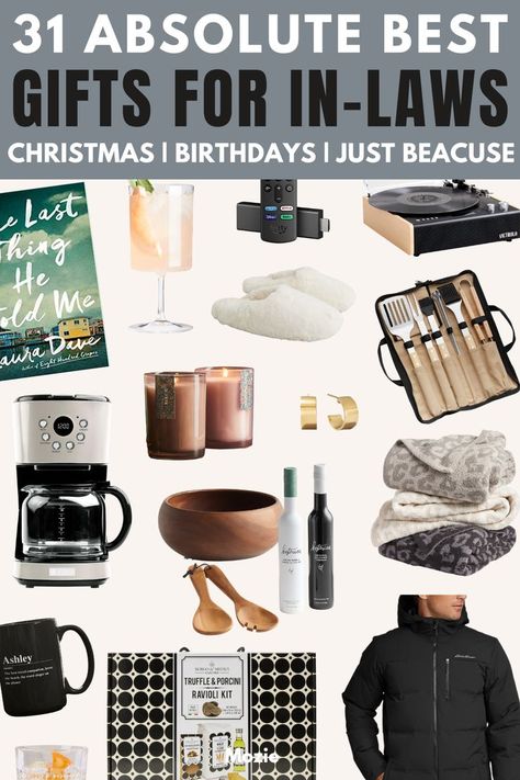 Your in-laws can be some of the hardest people to shop for! This year, we wanted to make Christmas shopping easier and created a gift guide with 31 Absolute best Gifts For In-Laws that we know will earn you major brownie points! Inlaws Christmas Gift Ideas, Gifts For In Laws Christmas, Christmas Gifts For Father In Law, Gifts For In-laws, Gift Ideas For Brother In Law, Gift Ideas For Inlaws Christmas, Gifts For Inlaws Christmas, Christmas Gift Ideas For Inlaws, Christmas Gifts For Inlaws