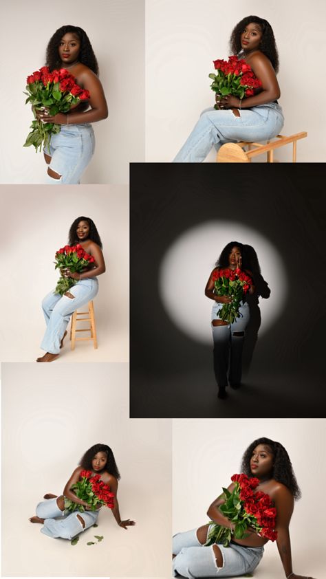 Roses Birthday, Creative Poses, Birthday Shoot, Elegant Dresses, Women Empowerment, Roses, Birthday, Flowers, Photography