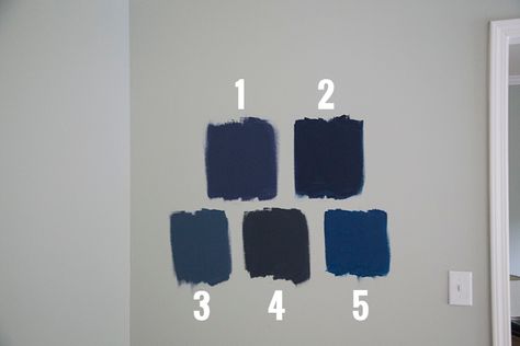 Best Navy Blue Paint Colors Best Navy Blue Paint Colors, Interior Painting Tips, Navy Blue Houses, Dark Blue Paint Color, Navy Paint Colors, Navy Blue Paint Colors, Hale Navy Benjamin Moore, Blue Houses, Navy Blue Paint