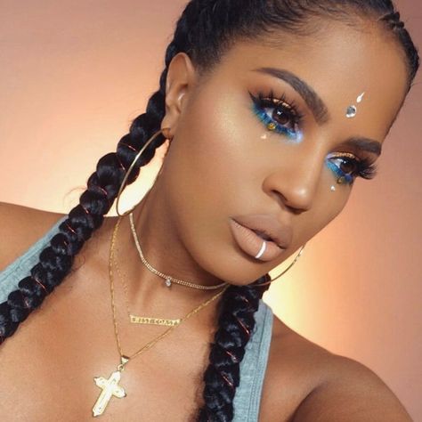 Caribana Makeup, Coachella Make-up, Edc Makeup, Trucco Glam, Festival Eye Makeup, African Makeup, Music Festival Makeup, Fantasy Make-up, Coachella Makeup