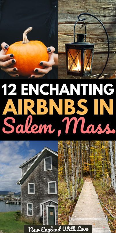 Looking for the perfect Airbnb in Salem MA? We've put together a list of 12 great choices in this spooky town. Take a look and find your favorite Salem Airbnb. New England Airbnbs | Salem Massachusetts Travel guide | places to stay in Salem MA Massachusetts Travel Guide, Salem Massachusetts Travel, Salem Mass, Halloween Decor Diy, Massachusetts Travel, Halloween Travel, New England Road Trip, Fall Road Trip, Spooky Town