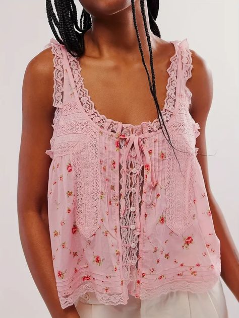 Women Vest Tank Tops Lace Trim Sleeveless Button Sheer See - Temu Spanish Cookies, Feminine Tops, Colorful Tops, Thrift Inspo, Slouchy Jeans, Flowers Print, Loose Outfit, Sequin Top, Dress Size Chart