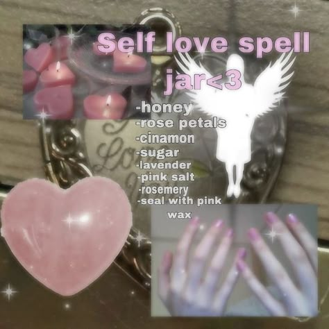 Self Love Spell Jar Recipe, Aphrodite Spell Jar, Self Love Jar Spell, Love Spell Jar Recipe, Spell Jars Love, Beauty Spell Jar, Spell Jars Recipes, Self Love Spells, Self Love Spell Jar