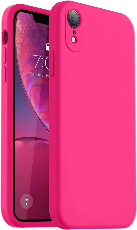 Vooii Compatible with iPhone XR Case, Upgraded Liquid Silicone with [Square Edges] [Camera Protection] [Soft Anti-Scratch Microfiber Lining] Phone Case for iPhone 10 XR 6.1 inch - Hot Pink
Visit the Vooii Store Iphone Xr Aesthetic, Iphone 10 Xr, 8th Grade Tips, Xr Phone Cases, Iphone Xr Cases, Phone Craft, Phone Essentials, Birthday Bestie, Happy Birthday Bestie