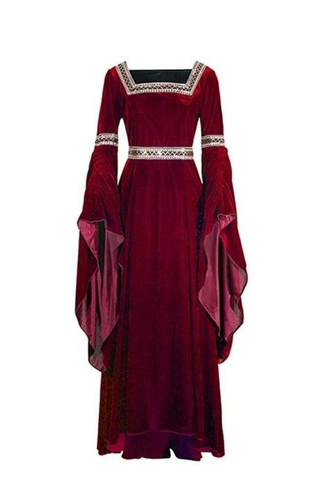 Womens Medieval Dress, Gaun Abad Pertengahan, Elven Dress, Medieval Gown, Medieval Dresses, Medieval Clothes, Prince Caspian, Fest Outfits, Victorian Costume