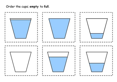 Capacity Grade 1, Capacity Worksheet Grade 1, Capacity Activities For Kindergarten, Capacity Eyfs, Capacity Activities, Capacity Worksheets, Volume Math, Measurement Kindergarten, Measurement Activities