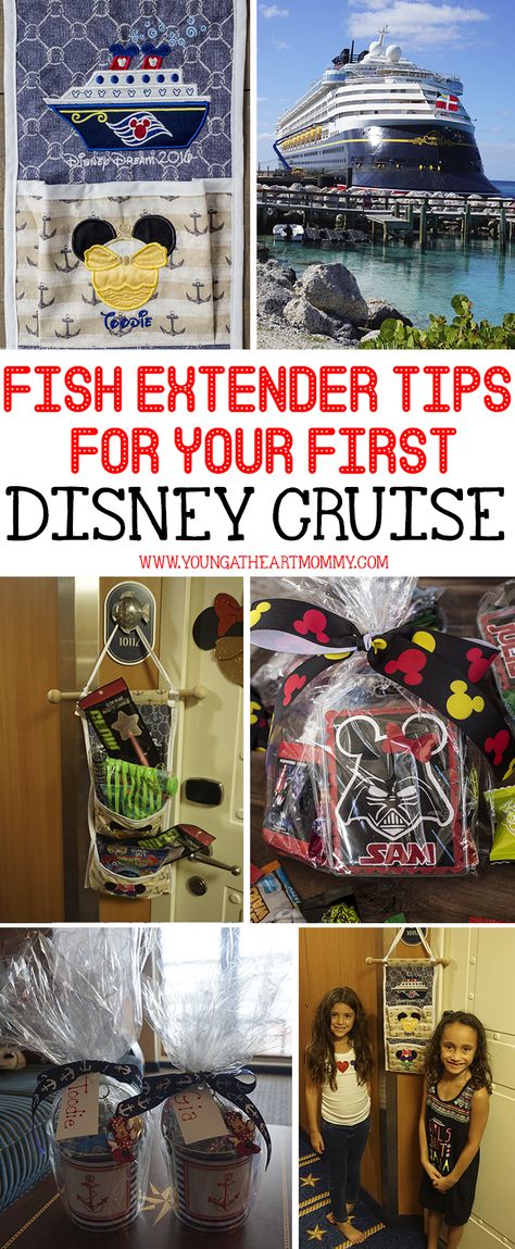 The ultimate guide to the Fish Extender gift exchange on board a Disney cruise. Here's all the tips you need to know to make it successful and fun! #DisneySMMC First Disney Cruise, Disney Cruise Fish Extender Gifts, Disney Halloween Cruise, Disney Cruise Fish Extender, Disney Fantasy Cruise, Disney Cruise Door, Disney Dream Cruise, Disney Cruise Vacation, Disney Cruise Ships