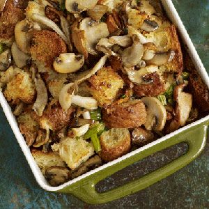 Brioche and Mushroom Stuffing - Thanksgiving Recipes - Holiday Recipes - Delish Brioche Stuffing, Delicious Stuffing Recipe, Mushroom Stuffing, Thanksgiving Stuffing Recipes, Traditional Thanksgiving Recipes, Mozzarella Sandwich, Recipes For Thanksgiving, Thanksgiving Side Dishes Easy, Thanksgiving Food Sides