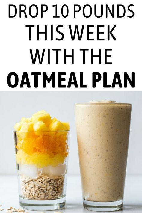 Stay satisfied and lose weight with the delicious and filling oatmeal diet. Ozempic Diet, Oatmeal Diet Plan, Oatmeal Diet, Diet Results, Fruit Lunch, Vegetable Sticks, Sugar Free Pudding, Carrot Cake Oatmeal, Low Fat Yogurt