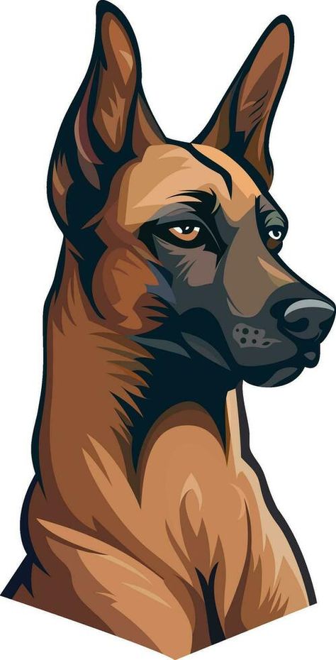 belgian malinois dog on alert vector illustration, Belgian Shepherd , Belgian Sheepdog stock vector image, colored and black and white image Malinois Illustration, Belgian Malinois Cartoon, Belgian Malinois Illustration, Belgian Malinois Halloween Costume, Belgian Malinois Drawing, Belgian Malinois Art, Malinois Drawing, Dad Drawing, Belgian Sheepdog