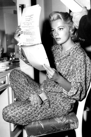 John Cassavetes and Gena Rowlands | anna helme. portfolio. blog. Gena Rowlands, A Woman, Pajamas, Black And White, Reading, White, Black