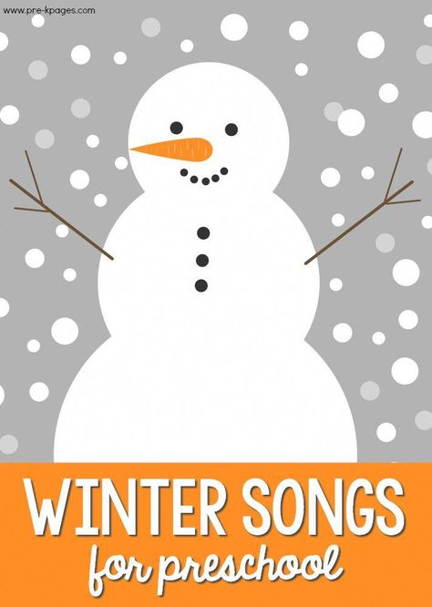 Winter Music for Preschool. Need songs for a winter theme in your preschool or pre-k classroom? Look no further! This carefully curated list is perfect for little learners! #preschool #prek #prekpages #musiclessonsforkids Winter Songs For Preschool, Music For Preschool, Make Fake Snow, Songs For Preschoolers, Songs For Preschool, Winter Lesson Plan, Winter Theme Preschool, Circle Time Songs, Hokey Pokey