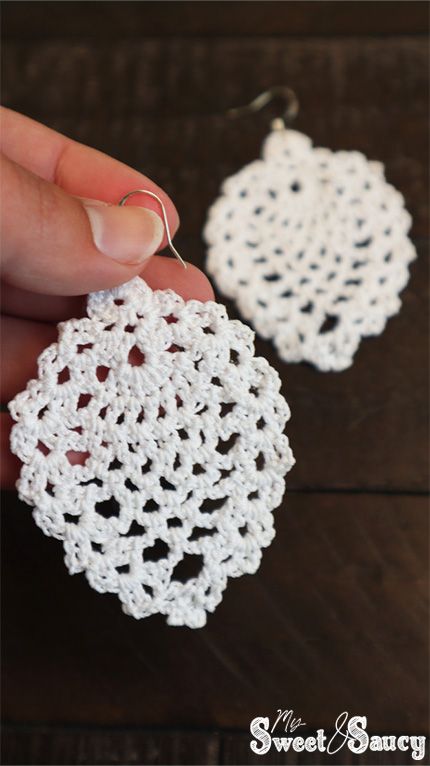 Free Elegant Crochet Earring Patterns - My Sweet and Saucy Crochet Earring Patterns, Crochet Thread Patterns, Mandala Crochet, Crochet Jewlery, Elegant Crochet, Earrings Patterns, Crochet Jewelry Patterns, Crochet Earrings Pattern, Crochet Motif Patterns