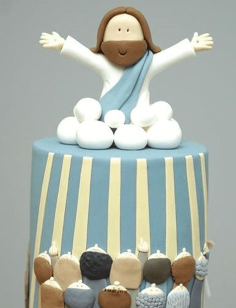 Jesus Cake Ideas, Jesus Cake, Jesus Birthday Cake, Red Birthday Cakes, Marvel Cake, Baker Cake, Jesus Birthday, Cake Designs Images, Xmas Cake