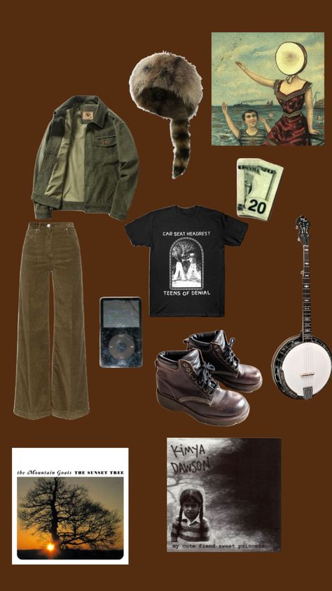 #folkpunk #punk #folk #music #outfit Folk Punk Aesthetic, Folk Outfit, Midwestern Emo, Folk Punk, Punk Aesthetic, Folk Music, Drawing Stuff, Banjo, My Soul