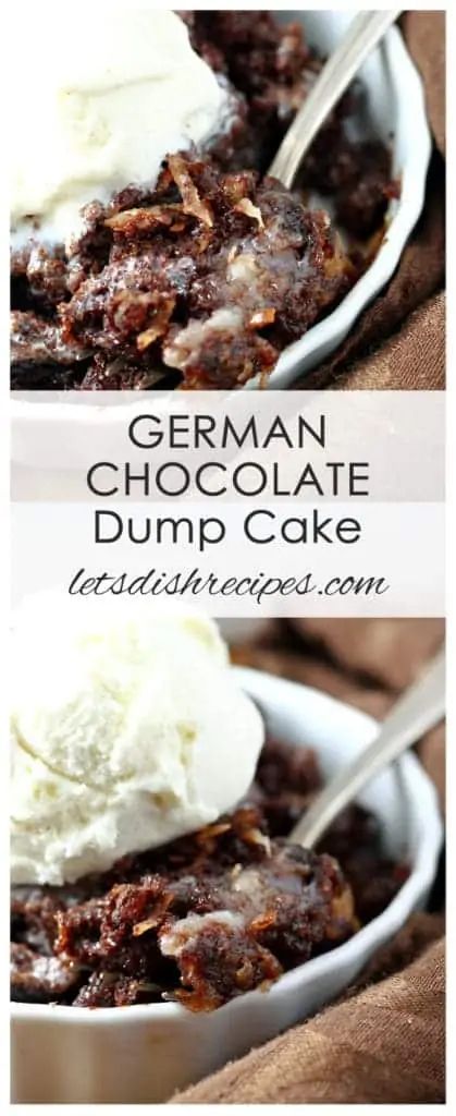 Dump Dessert Recipes, German Chocolate Dump Cake, Dump Cake Recipes Chocolate, Chocolate Dump, Chocolate Dump Cake, Easy Dump Cake Recipe, German Chocolate Cake Mix, Dump Cake Recipe, Devils Food Cake Mix Recipe