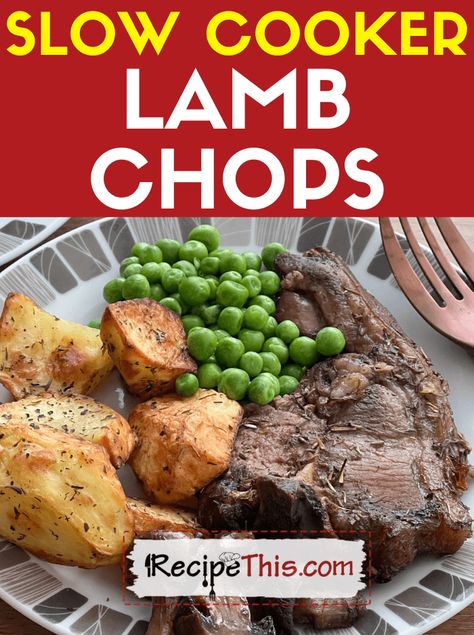 Crock Pot Lamb Chops, Lamb Chops In Crockpot, Crockpot Lamb Chops, Lamb Chop Recipes Crockpot, Lamb In Crockpot, Slow Cooker Lamb Chops, Slow Cooked Lamb Chops, Lamb Recipes Crockpot, Cook Lamb Chops