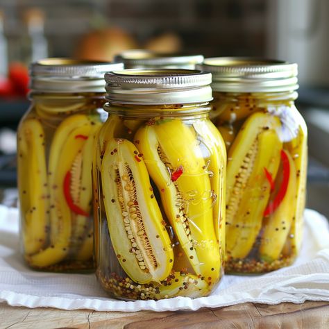 Homemade Pickled Banana Peppers, Pickled Banana Peppers Recipe Canning, Pickled Whole Banana Peppers, Pickled Whole Banana Peppers Recipe Canning, Quick Pickled Banana Peppers, Sweet Pickled Banana Peppers Refrigerator, Recipes With Banana Peppers, Hot Banana Peppers, Pickled Banana Peppers