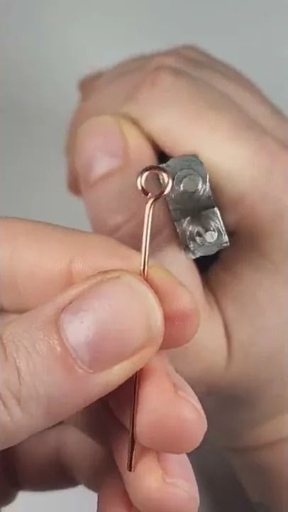 How to Make a Perfect Loop How To Make A Loop With Wire, How To Make A Perfect Wire Loop, Wire Loop Tutorial, Wire Creations, Wire Wrapped Jewelry Diy, Loop Earrings, Accessories Diy Jewelry, Head Pins, Wrapped Jewelry