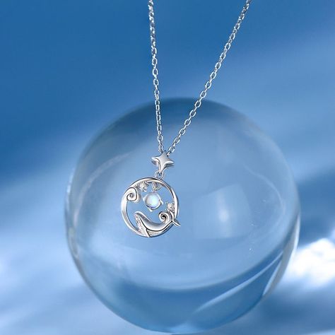 This exquisite necklace features a dolphin pendant with delicate detailing, capturing the beauty of the ocean. Perfect for adding a touch of elegance to any outfit. #DolphinNecklace #OceanInspired #ElegantJewelry #SilverPendant #MarineLife #ExquisiteDesign Dolphin Pendant, Dolphin Necklace, A Dolphin, Ocean Inspiration, Elegant Jewelry, Marine Life, Exquisite Design, Dolphins, The Ocean