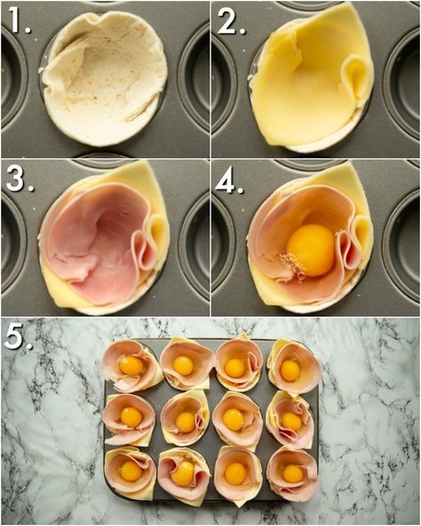 Egg Muffin Cups Tortilla, Tortilla Cups Muffin Tins Breakfast, Breakfast Tortilla Cups, Tortilla Muffin Cups, Tortilla Cups Muffin Tins, Tortilla Egg Cups, Ham And Egg Muffin Cups, Tortilla Egg Breakfast, Breakfast Tortilla Wraps