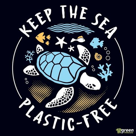 Green Threadz on Instagram: “Keep The Sea Plastic-free! Help spread the message with our eco-inspired designs. . 👕 Certified 100% organic t-shirts & hoodies ethically…” Beach Clean Up, Pusheen Cute, Polynesian Tattoo Designs, Animal Conservation, Snoopy Images, Ocean Design, Marine Conservation, Graphic Design Fonts, Turtle Design