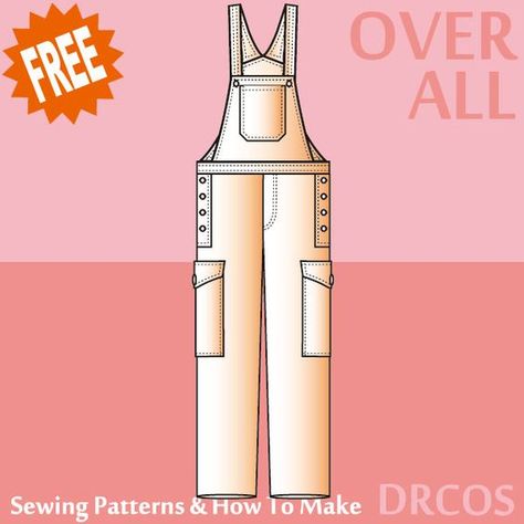 Drcos Patterns, Sewing Men, Mens Sewing Patterns, Sewing Patterns Free Women, Romper Sewing Pattern, Japanese Sewing Patterns, Sewing Pants, Free Pdf Sewing Patterns, Sew Ins