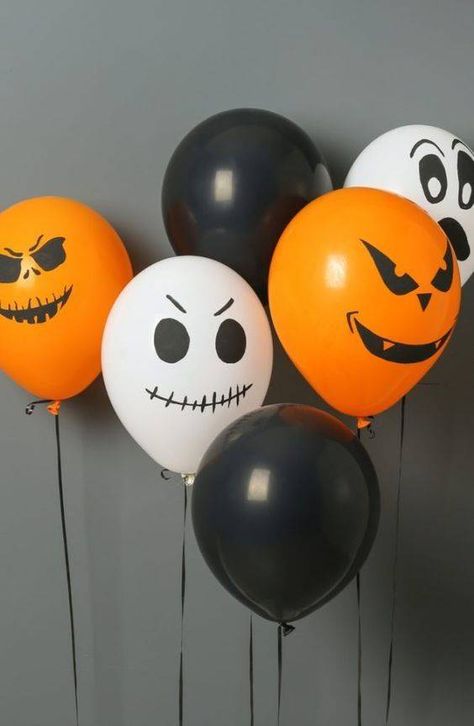 El truco barato y fácil para decorar cualquier fiesta de Halloween es este Diy Halloween Yard, Desserts Halloween, Kids Halloween Party Decorations, Outdoor Halloween Parties, Recipes Halloween, Dekorasi Halloween, Food Halloween, Halloween Decor Diy, Treats Halloween