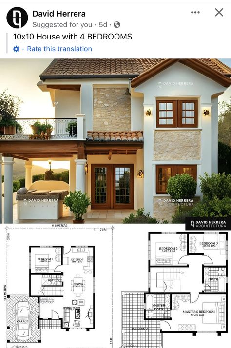 2 Apartment Floor Plan, House 1 Floor, House Exterior Design Philippines, Small House Design Philippines, Philippine Houses, Two Story House Design, Two Story House, Barn Style House Plans, Beach House Plans