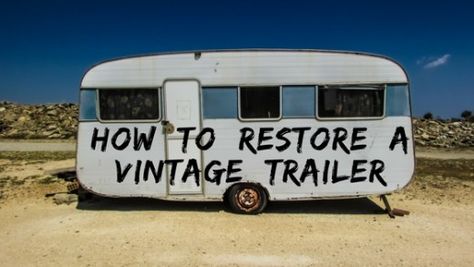 Tips and tricks on how to score a sweet vintage camper and how to renovate it once you've found it. Vintage Trailer Remodel, Vintage Trailers Restoration, Vintage Camper Interior, Posters Decor, Classic Campers, Camper Trailer Remodel, Vintage Camper Remodel, Travel Trailer Remodel, Vintage Rv